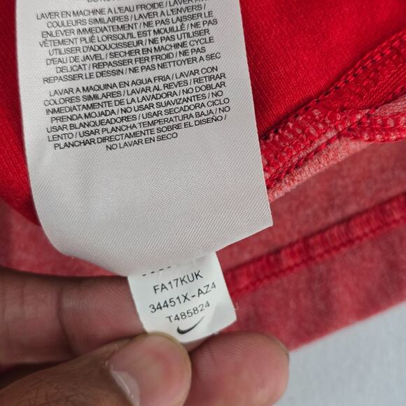 Nike Dri-FIT University of Arizona Wildcats 1/4 Zip Pullover Jacket Red Men’s Me - Picture 9 of 10